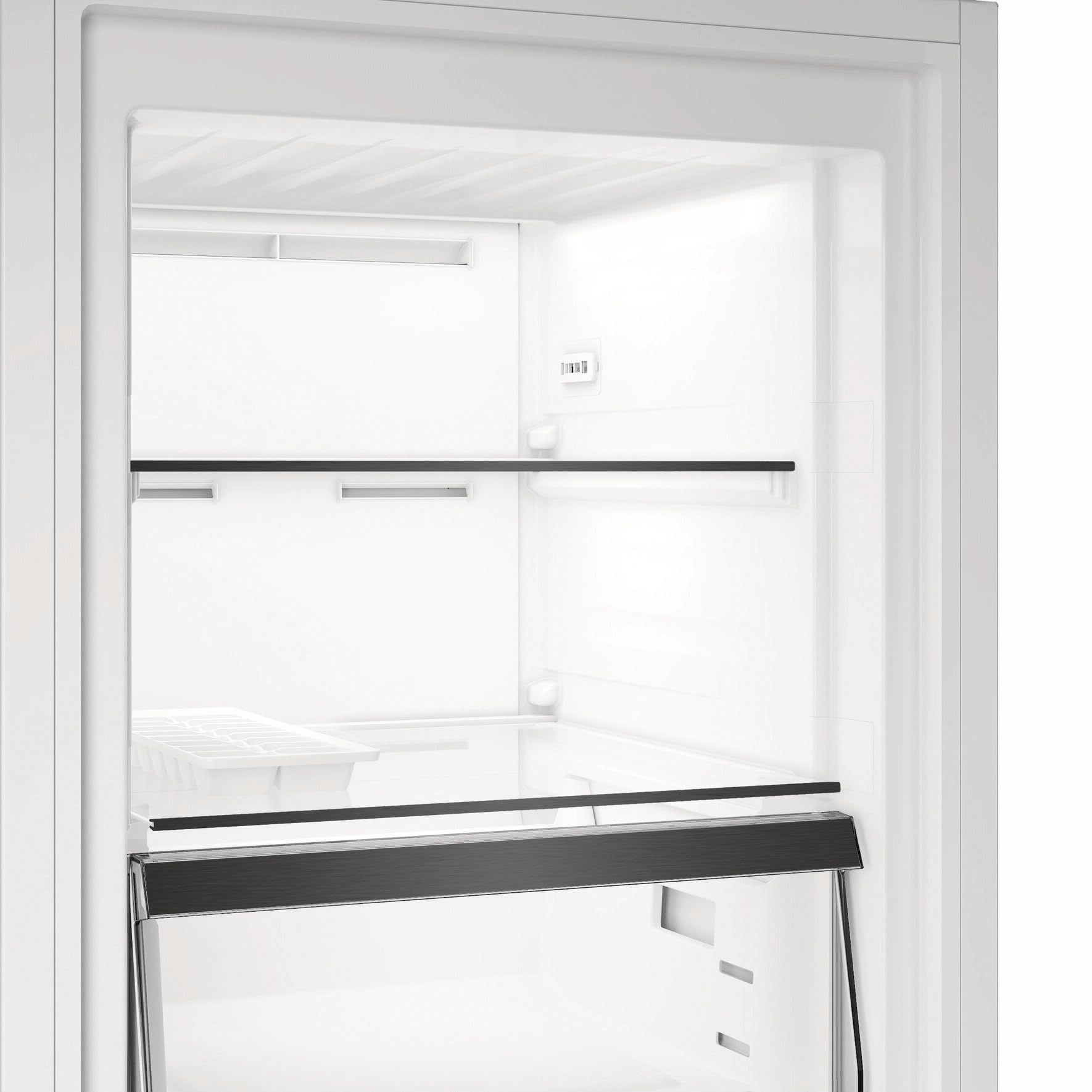 Bauknecht FN60 DW171 NoFrost Gefrierschrank, 260 l Nutzinhalt, Touch Display, Supergefrierfunktion, 5 Gefrierschubladen inkl. 2 XXL-Boxen, Türalarm, Aluminium-Griff, Weiß