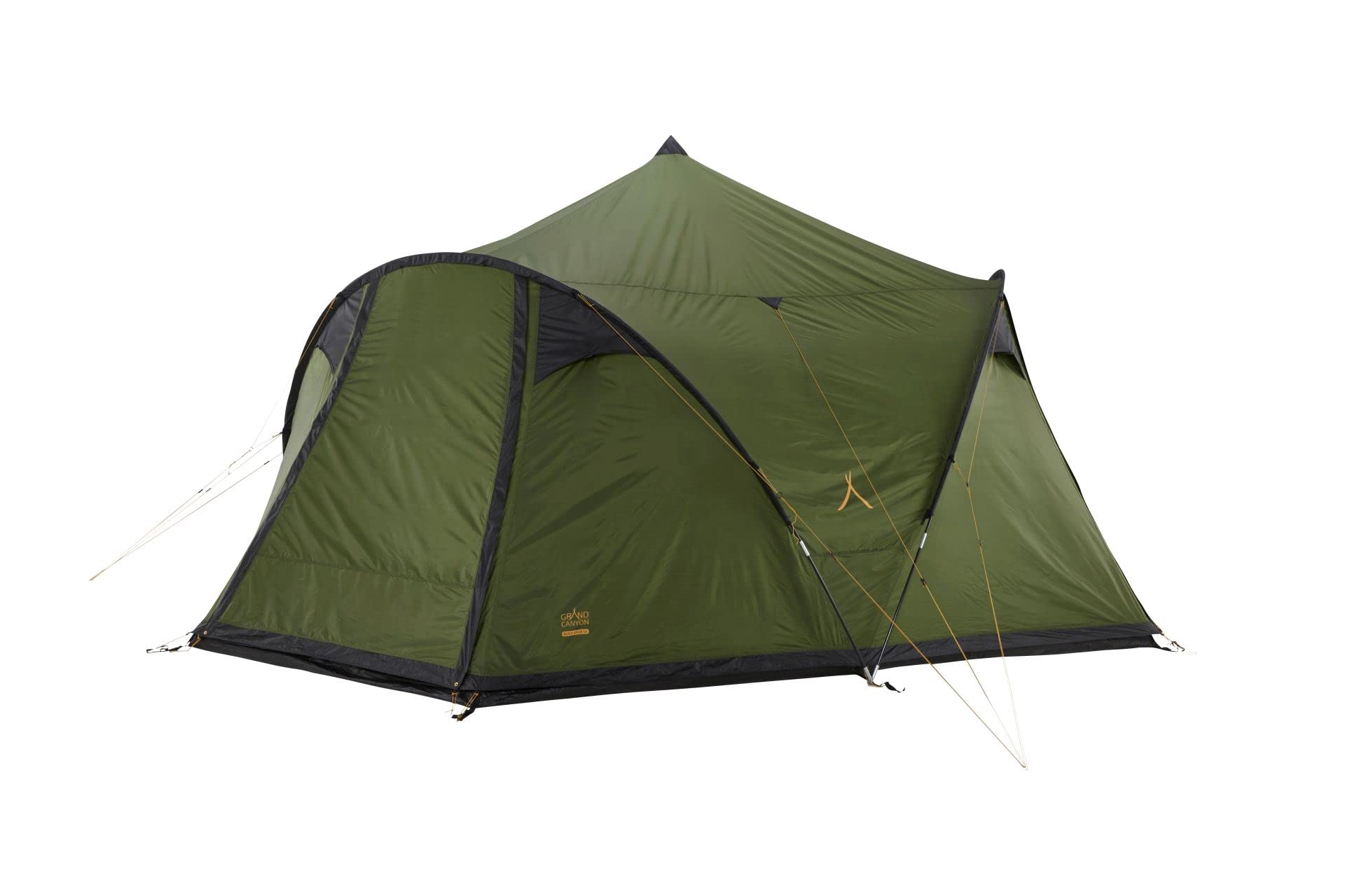 Grand Canyon Black KNOB 10 Tente de groupe style Tipi pour 10 personnes | Tente familiale, tente de groupe, tente pyramidale, tente tipi