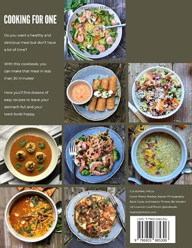 Cooking For One: A My Bizzy Kitchen Cookbook #TOP1