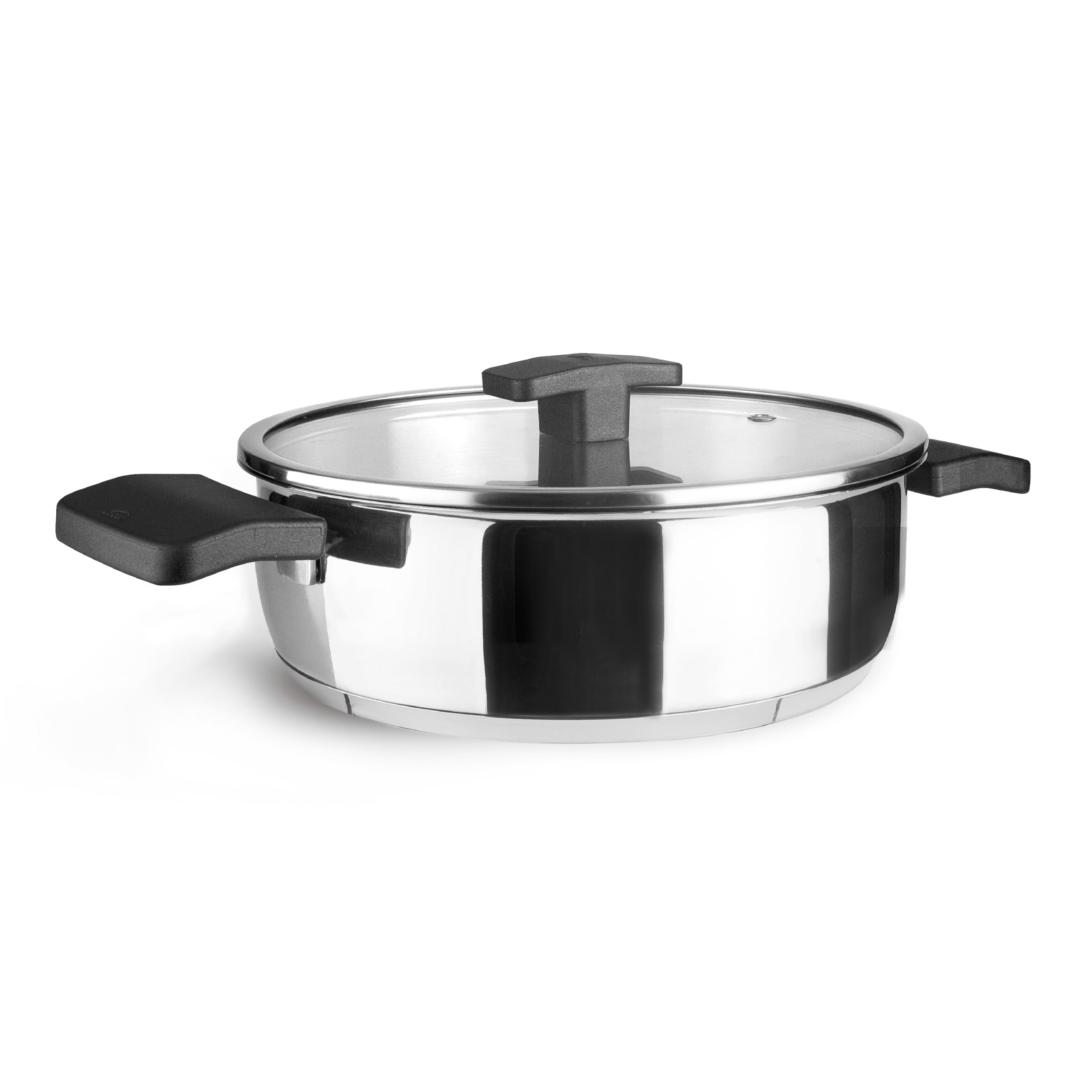 Poêle à frire pour cuisine familiale Lacor 4.5L avec son couvercle