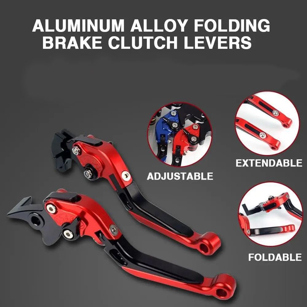pour Yamaha FJR1300 FJR1300A Moto FJR 1300 1300A 2004 2005-2017 Leviers De Frein Et d'embrayage Pliables Extensibles Réglables