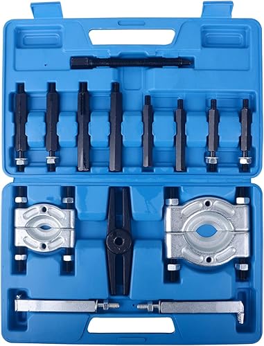 Miniatura 3 de DAYUAN 14-Piece Bearing Puller Set Folding Wheel Puller Separator Set Bearing Puller Including Case