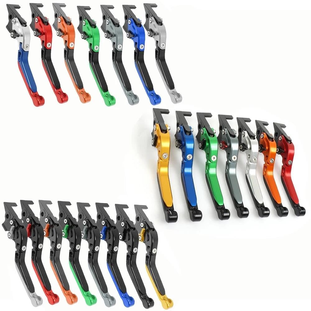 Manopole Manubrio Per BMW F850GS F750GS F 750 850 GS F750 GS 2018-2023 Moto Leve Freno Frizione Pieghevoli Regolabili(Blue-B)