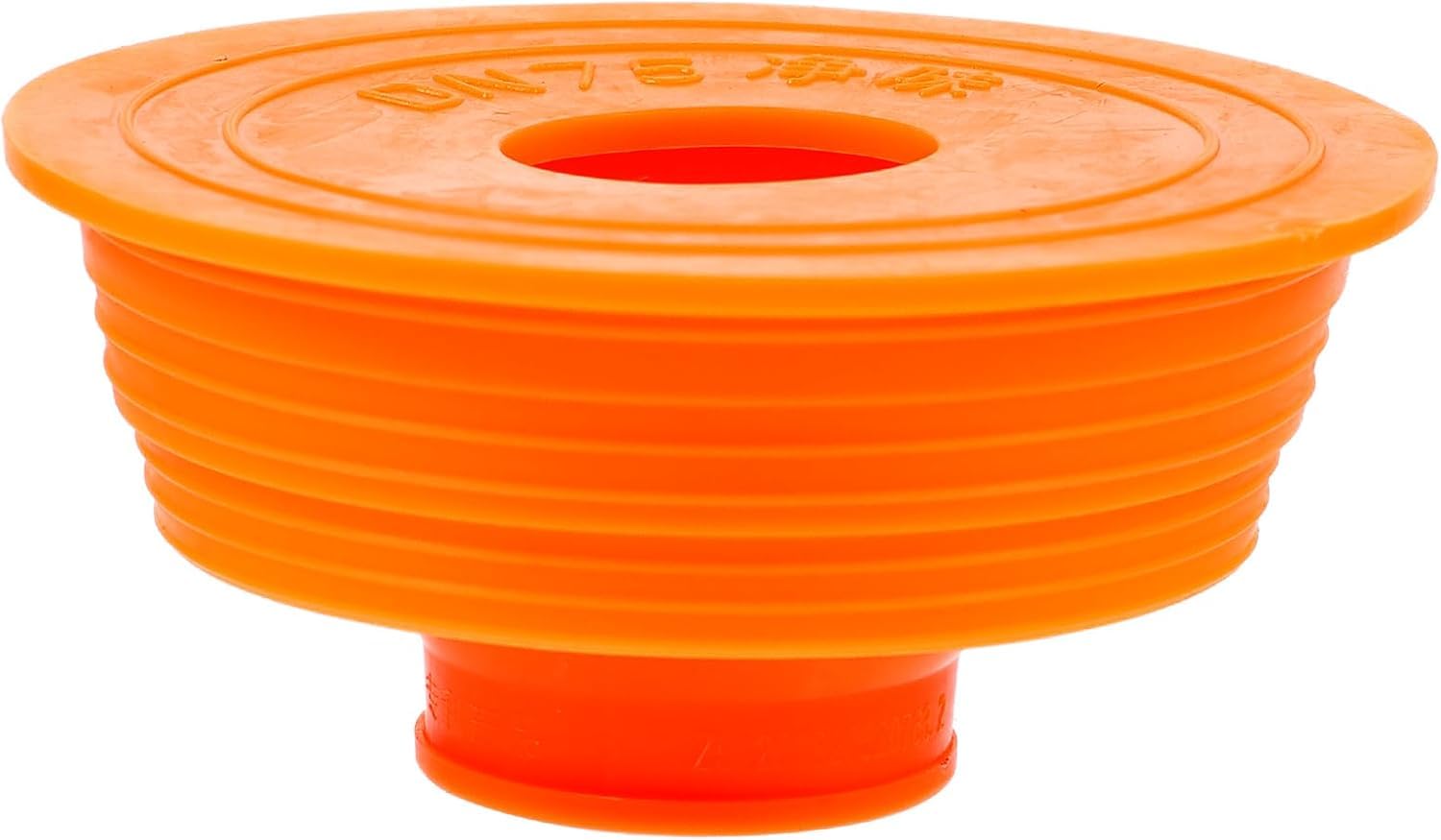 Niltracy Multicolor Drain Backflow Preventer Silicone Odor Proof Drainage Trap Sewer Pipe Sealer For Home Washing Machine Bathroom Insert Drain Plug (Orange)