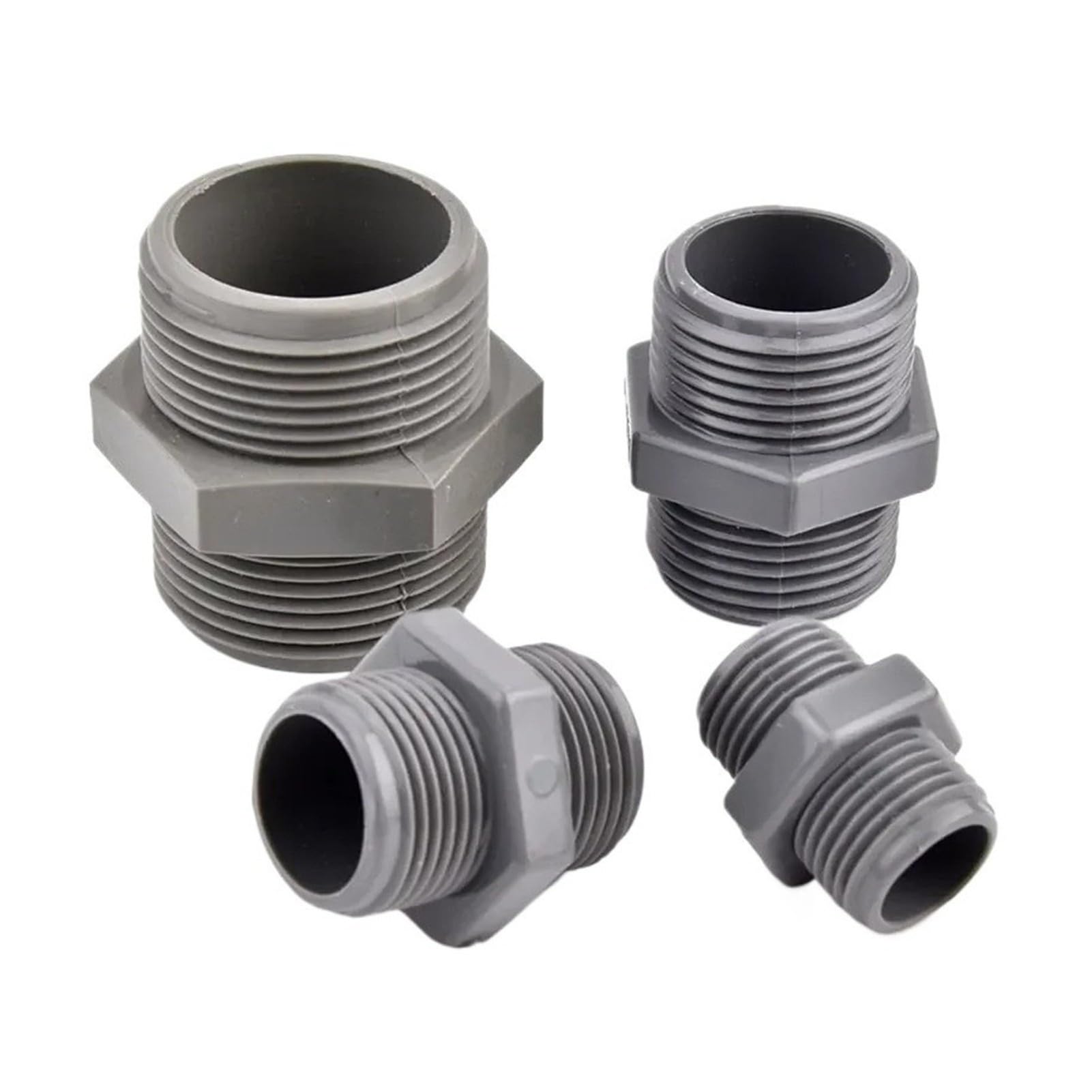 Kit Conector Roscado Recto PVC
