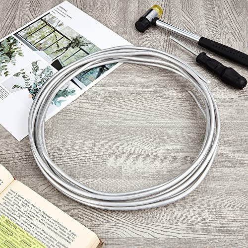 pelopy aluminum wire 14 inch diameter metal wire 20 ft armature bendable armature for sculpting dolls floral jewelry making weaving diy crafts silver