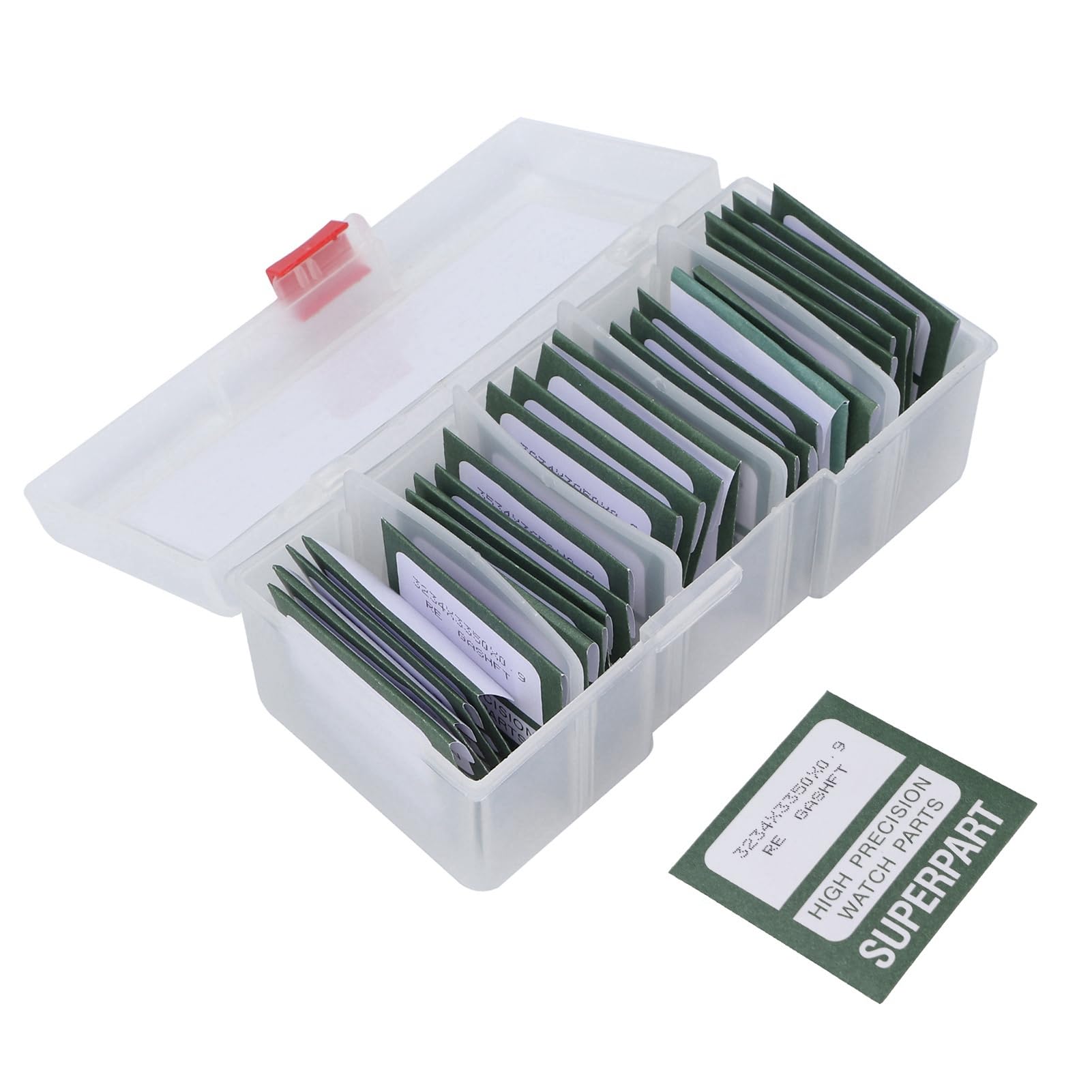 Set Guarnizioni O Ring per Orologio, Assortimento di Gomma da 78 Pezzi in Varie Dimensioni per Sigillare la Cover Posteriore, Strumento Professionale di Riparazione e