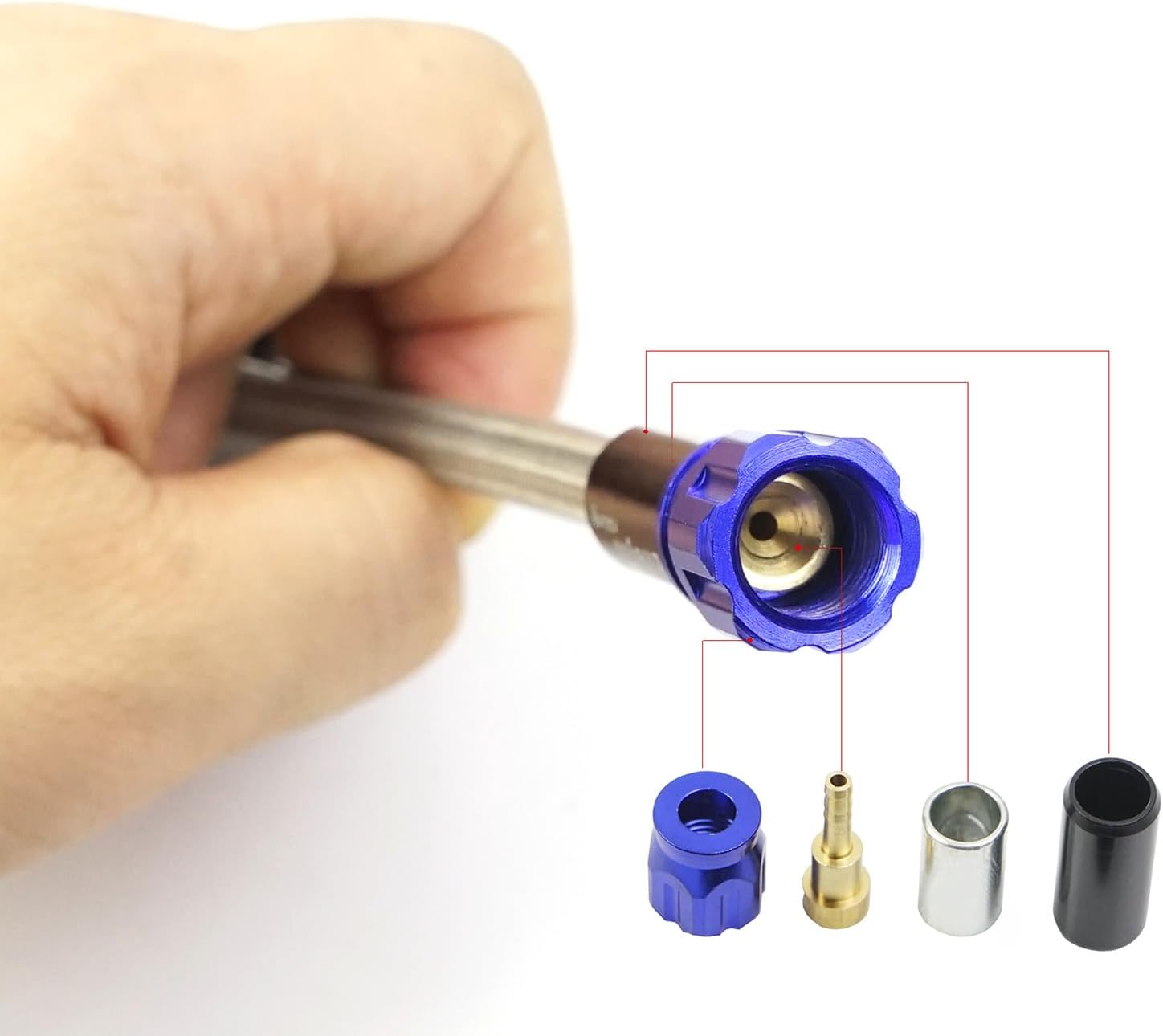 Hydraulic Brake Hoses Pipes for Motorcycle Stainless Steel Braided Brake Hose Lines Motorbike Braided Hose Fittings for ATV Pit Bike Dirt Bike Brake