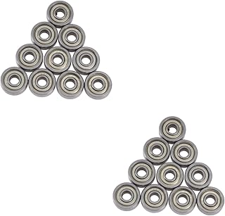 ULTECHNOVO 20 Peças Rolamentos Rolamentos De Skate Skate Rolamento Para Bits De Roteador 624Zz Micro Rolamentos 10X5X4 Rolamento De Esferas De 5Mm Rolamento De Esferas Profundo Sulco