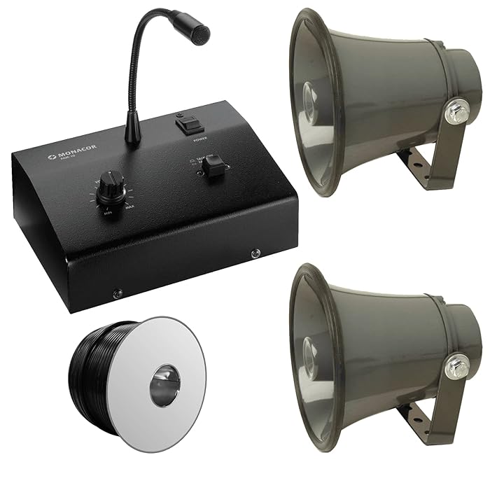 Buy Desktop Public Address Announcement System with Outdoor Tannoy