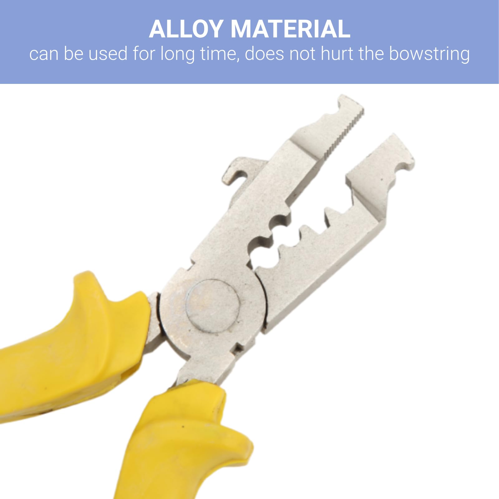 Pinza per Punto di Incocco per Tiro con L' D Clamp Pinza per Cocca di Precisione Multifunzionale per Composto Ricurvo con Impugnatura Comoda