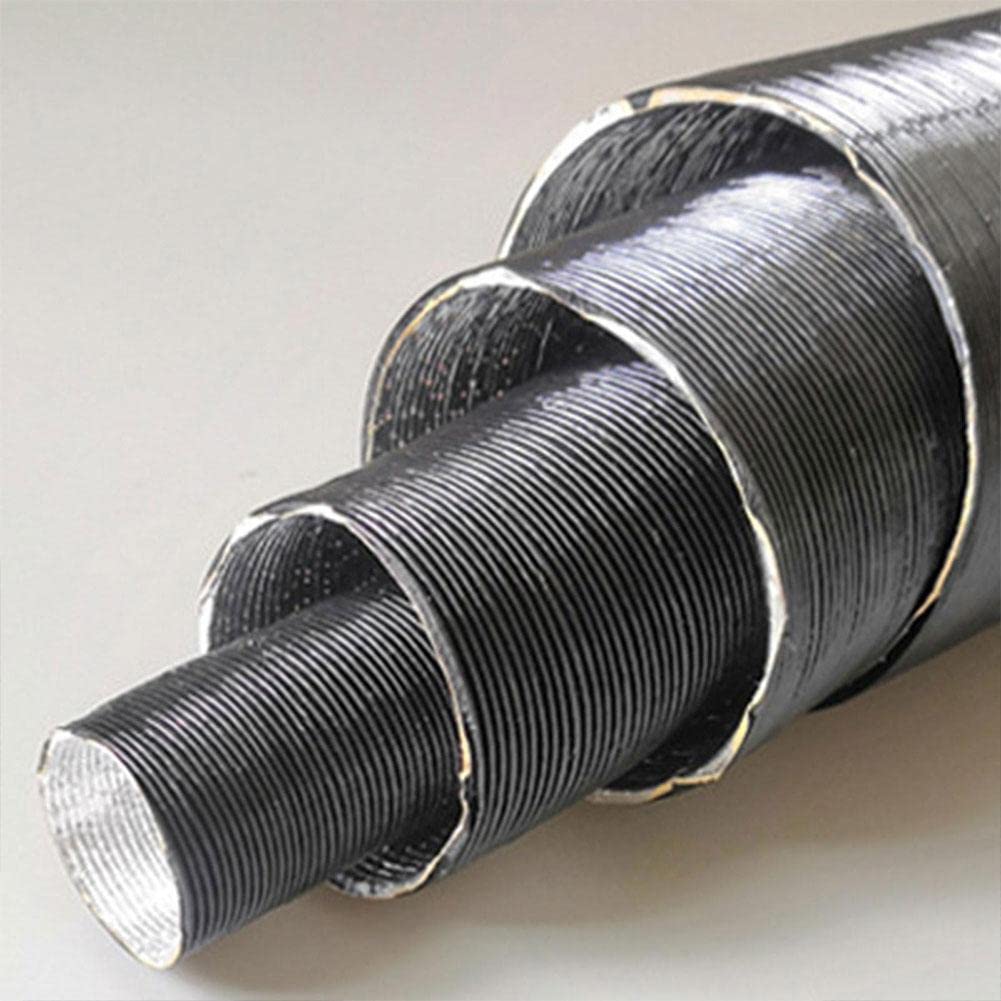Car Heater Ducting Pipe, Air Heater Tube Kit, 75mm Preheater Hose Air