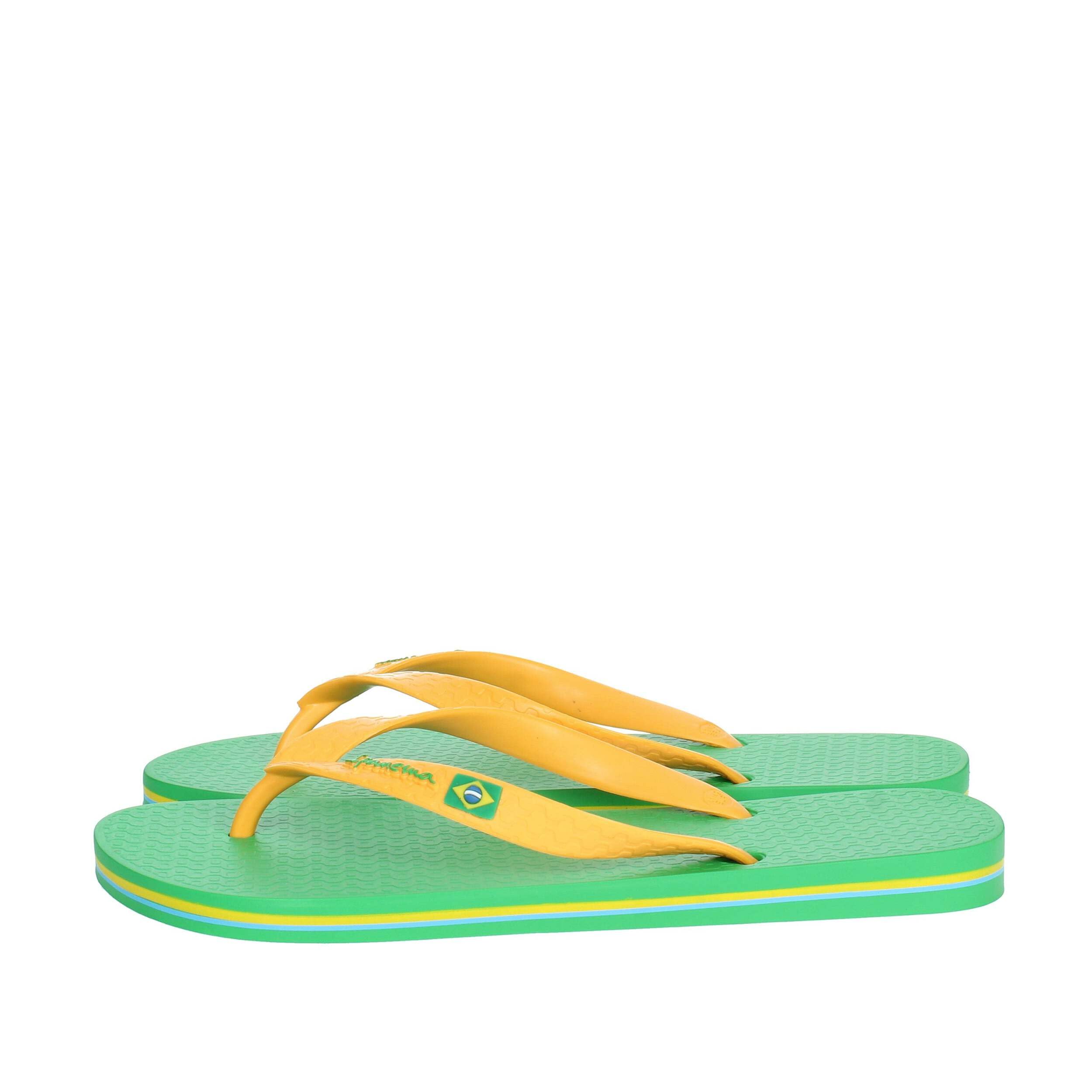 Chanclas de dedo Ipanema Class Brasil II Uomo en combinación verde y amarillo 8