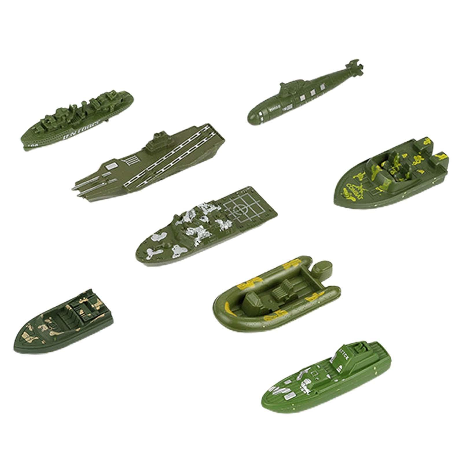 Amazon.co.jp: JWQFBC 海軍船プレイセット 救命ボートモデル 軍艦