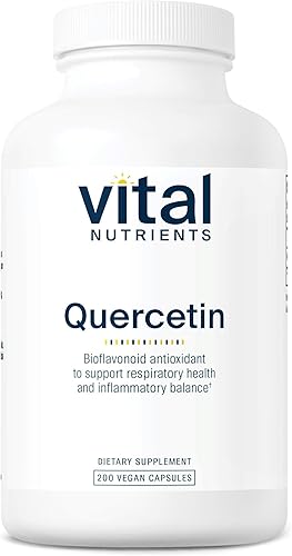 Miniatura 7 de Vital Nutrients Quercetina - Suplemento vegano de quercetina con bioflavonoides para apoyo sinusal, respiratorio, cardíaco y función inmunológica