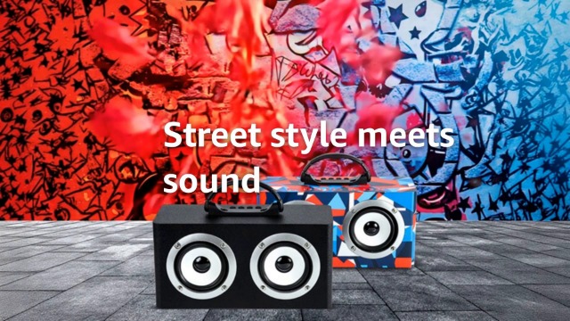 Bluetooth スピーカー グラフィティアートTRIBAL Bluetooth スピーカー グラフィティアートTRIBAL