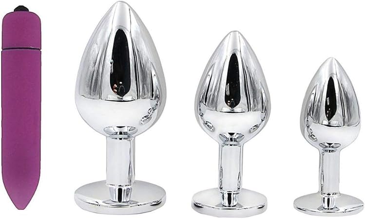 Home-Shop-uk Juguetes sexuales 4pcs/Set Metal Butt Plug Dildo ...