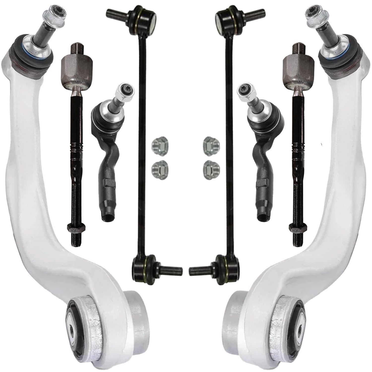 Detroit Axle - Front 8pc End Suspension Kit for BMW 535i 550i GT 740Ld