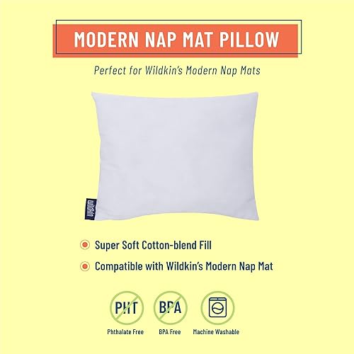 Miniatura 7 de Wildkin El moderno tapete para siesta viene con almohada extraíble de respaldo (Héroes)