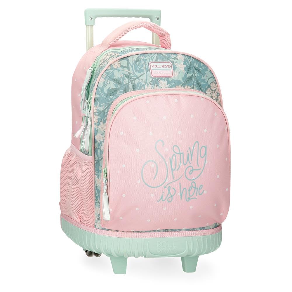 ROLL ROAD Spring is here maleta de cabina, maleta infantil,Fabricada en ABS, un material resistente y ligero