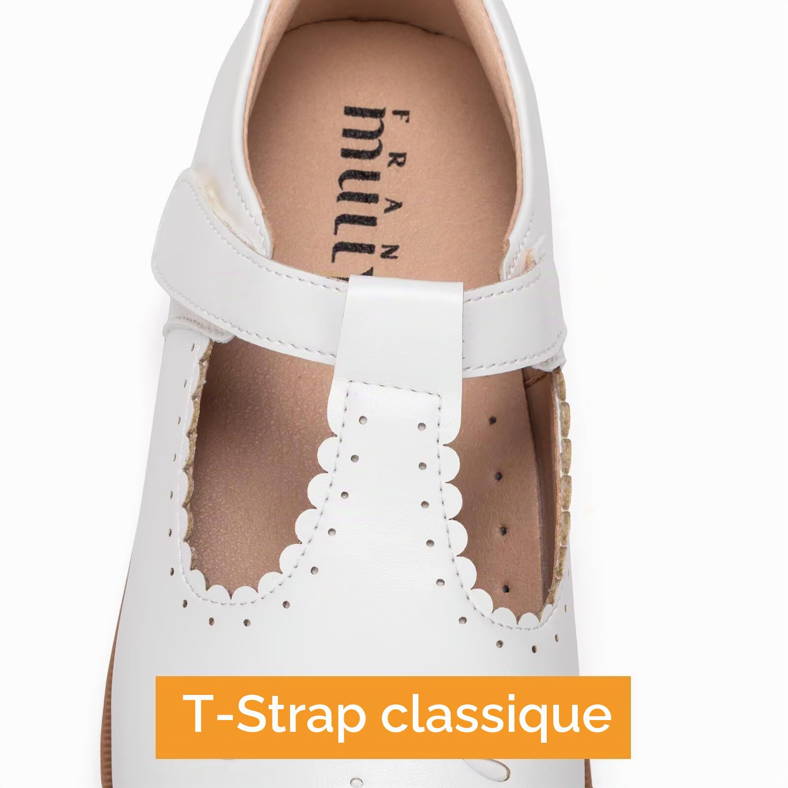 Frank Mully Ballerines plates confortables pour filles, chaussures plates pour filles, chaussures cadeaux d'anniversaire