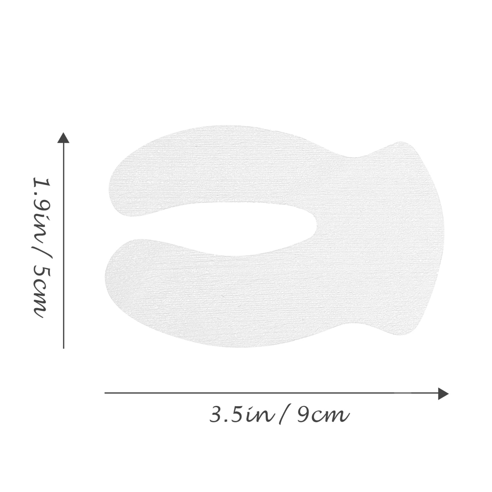 FOMIYES Cotton Eye Patches Bulk 1000pcs Thin Eye Care Patch Sheets Sleep Mask Sheets