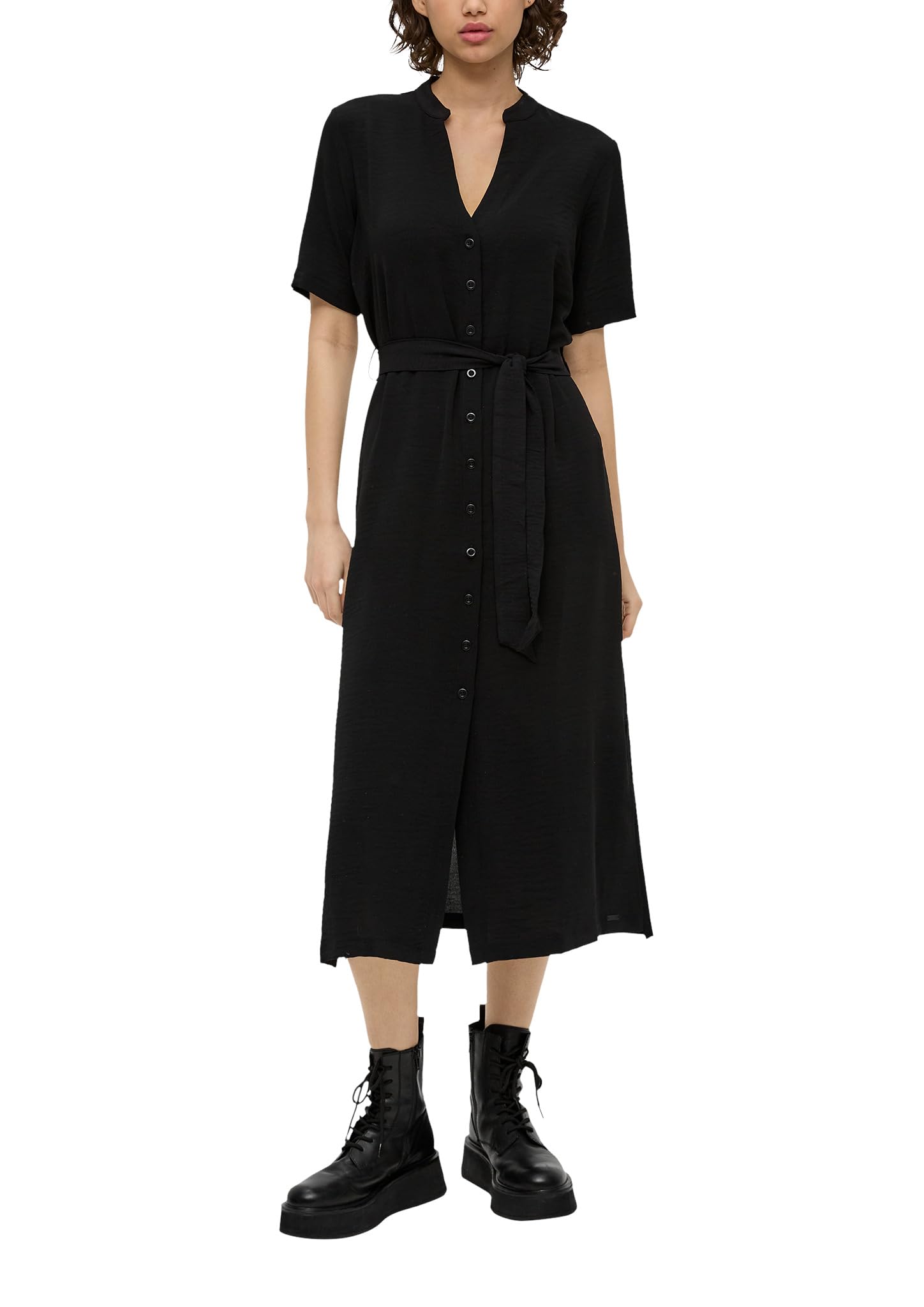 QS Midikleid mit Knopfleiste