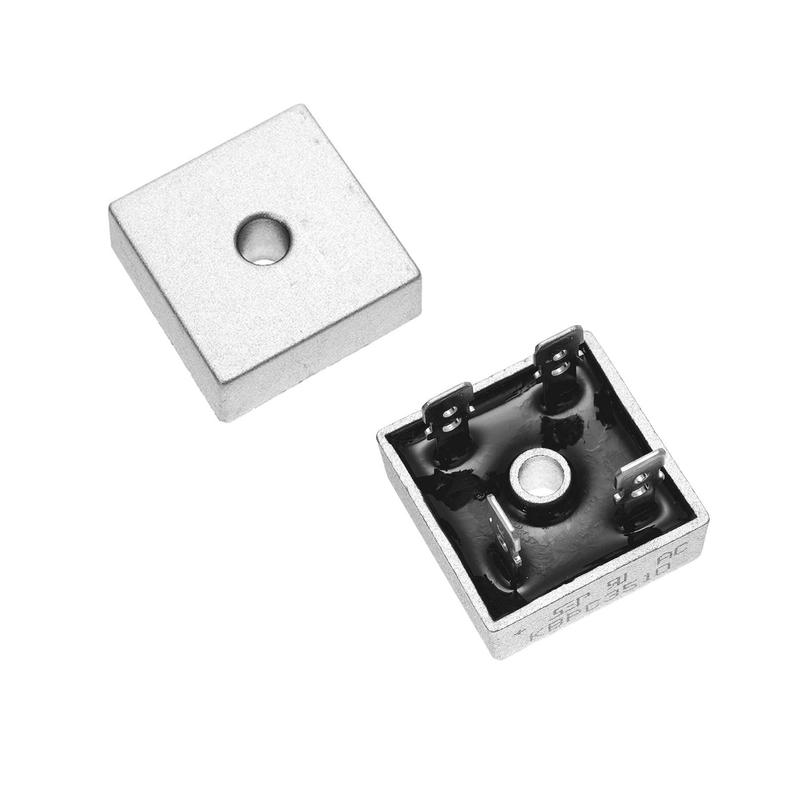 Rectificador Puente 35a Puente Rectificador KBPC 3510 - 35A 1000V, Monofásico, En Caja Metálica - Para Fuentes De Alimentación Convertidor AC A DC - Foto 8