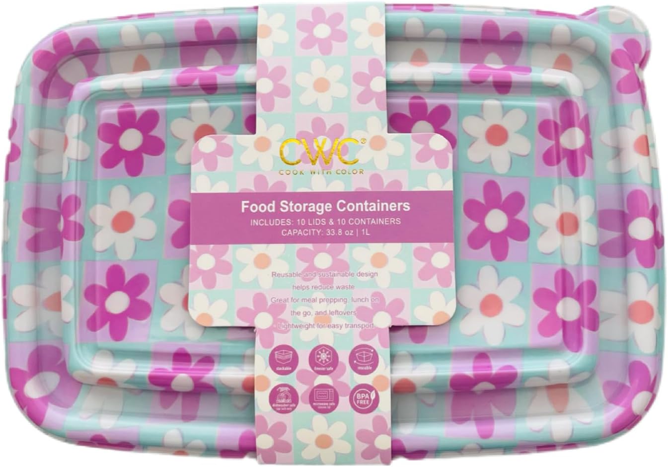 20 piece food containers