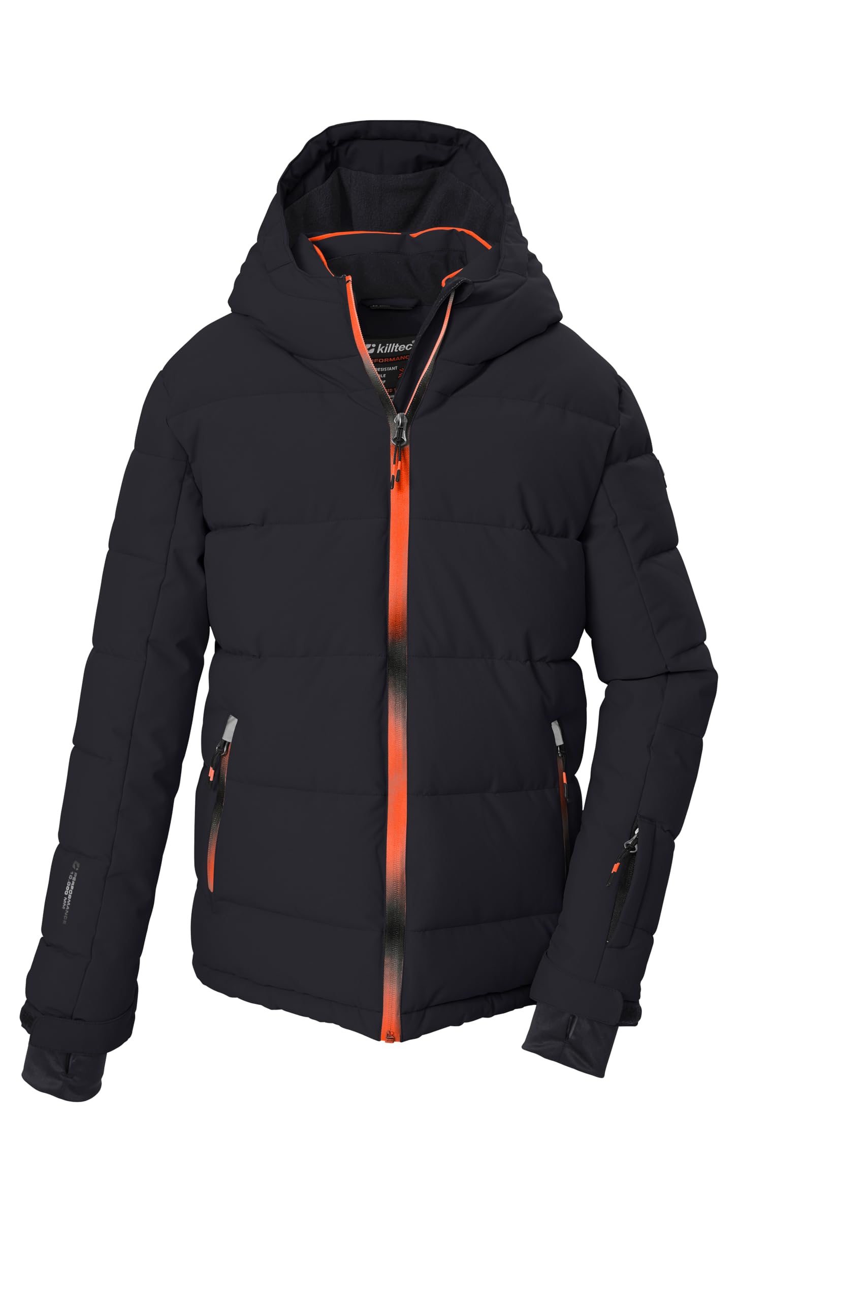 killtec Jungen Ksw 203 Bys Ski Jckt Ski-Steppjacke mit Kapuze und Schneefang (1er Pack)