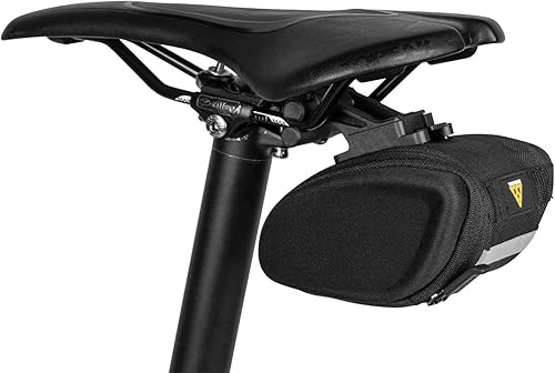 Miniatura 3 de Topeak SideKick - Paquete de cuña con fijador F25, paquete de asiento de bicicleta, color negro, mediano