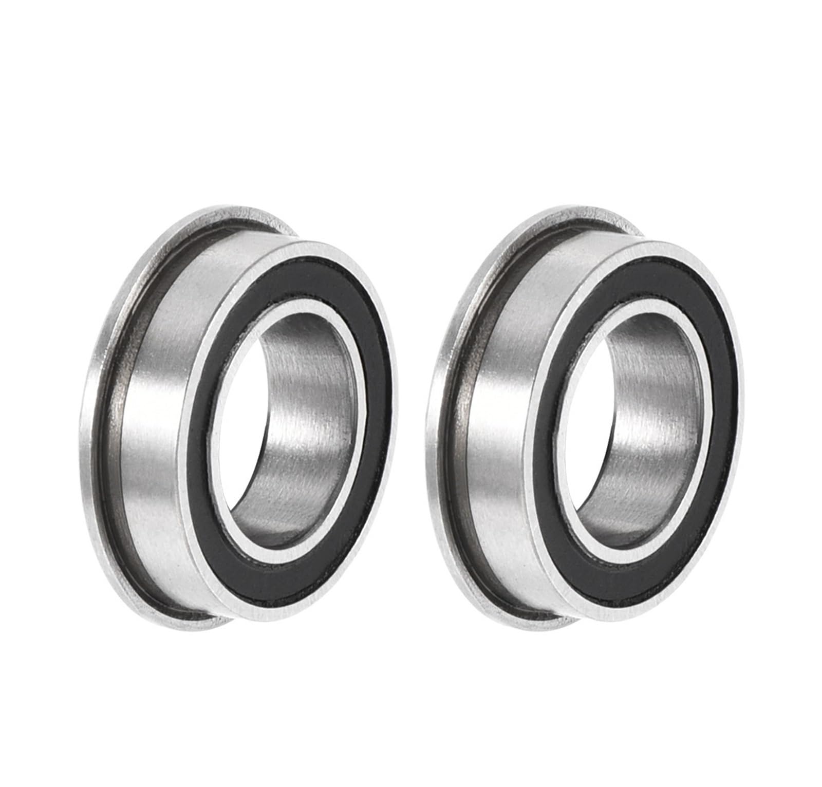 VSPPJYFG Bimetal Seal Shield Micro deep Groove Bearing 10pcs MF106-2RS 6x10x3mm Flanged Ball Bearing Double Sealed Chrome Steel Bearing