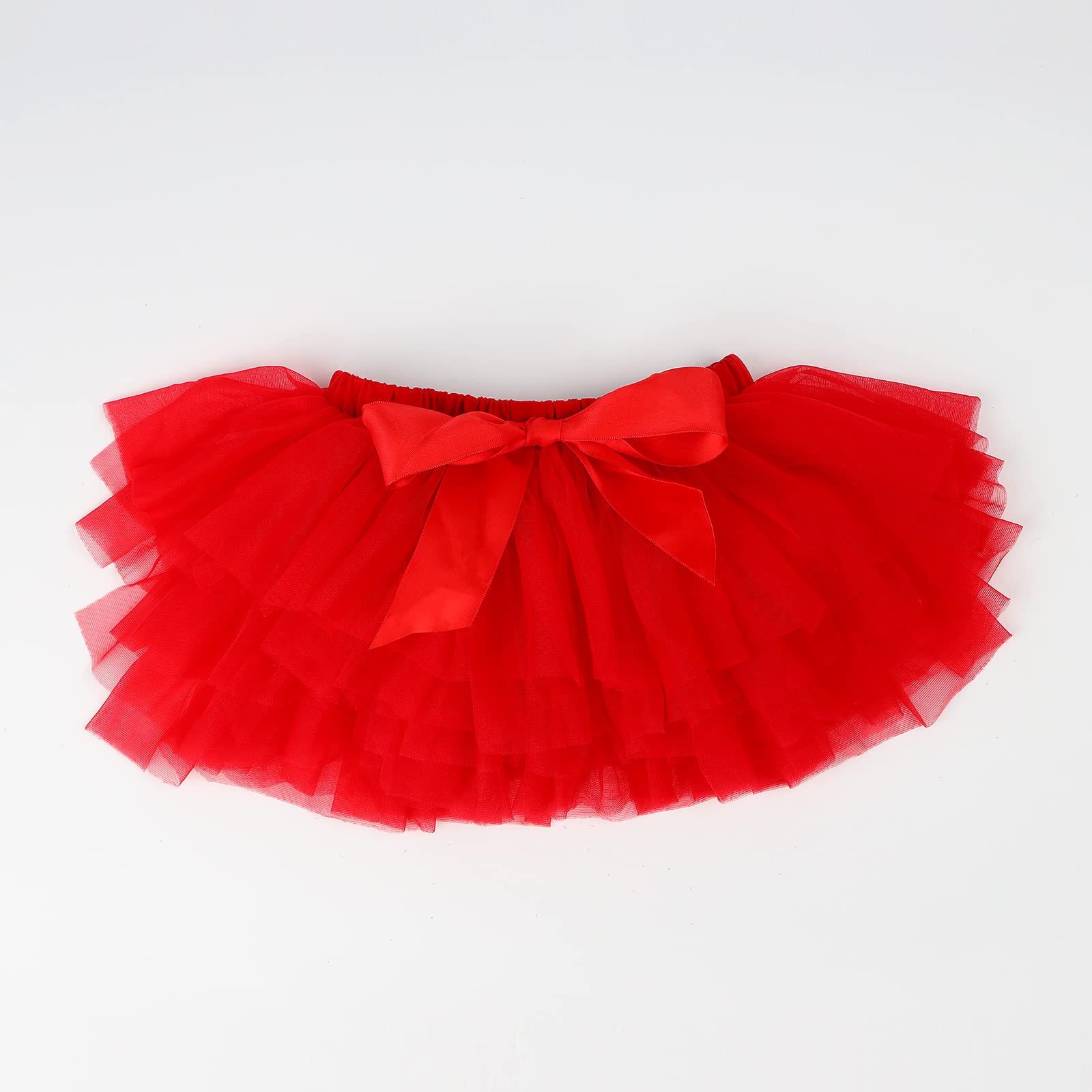 HOOLCHEAN Ensemble jupe tutu douce et bandeau à fleurs pour bébé fille avec housse de couche