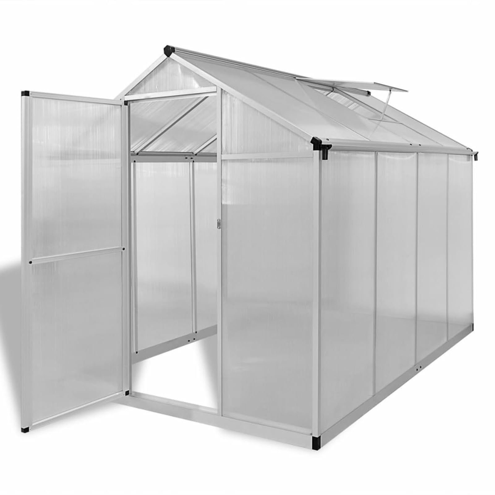 Mobili Serra in Alluminio Rinforzato con Telaio di Base 4,6 m², Serra da Giardino, Serra Orto, Serra da Balcone, Serra per Orto, Serra per Piante Casa Mobili Decor per Casa