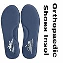 ECOLAND Memory Foam Shoe Insoles Comfortable Insoles Supports Heel & Arch Absorbs Foot Sweat & Moisture Ultra Soft Cushioned Lightweight Durable Washable Pads for Men FORMAL SHOES INSOLE Black (3 Pair)(Size-6) (Gray, 7) gallery image