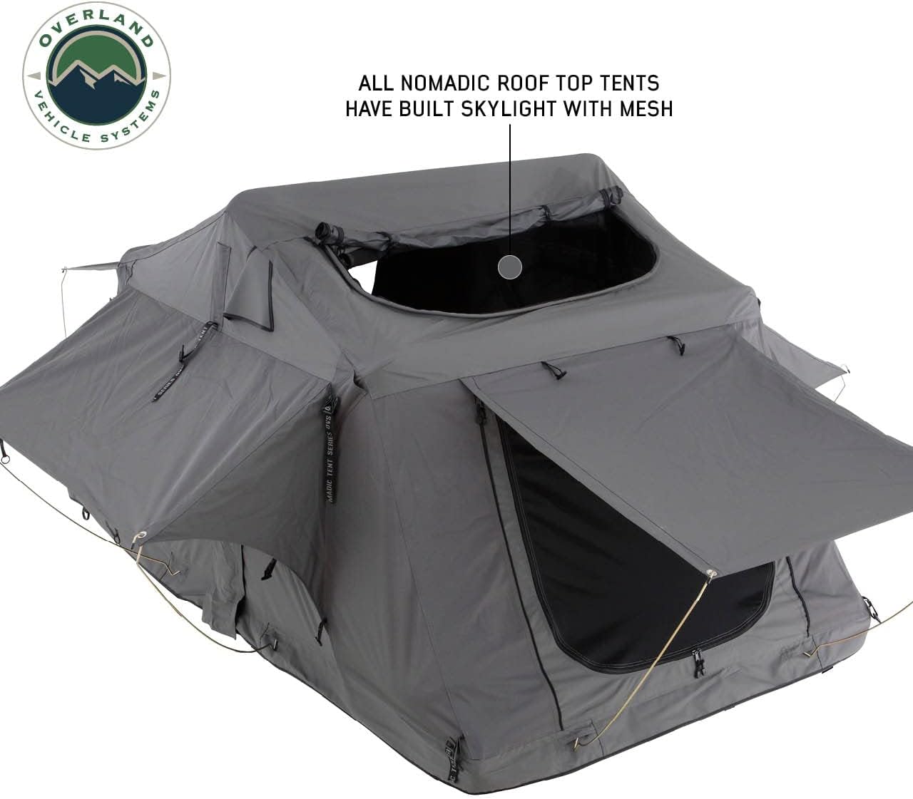 Nomadic 2 Person Black Poly Cotton Roof Top Tent