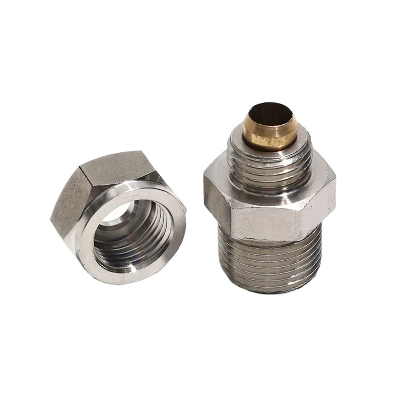 Novfdlop M12x1 Thermocouple Movable Ferrule Thread Stainless Steel Ferrule Joint M12*1 M12*1.5 M14*1.5 M16*1.5 M20*1.5 Diam 5Mm/6Mm(,Diam 5Mm)