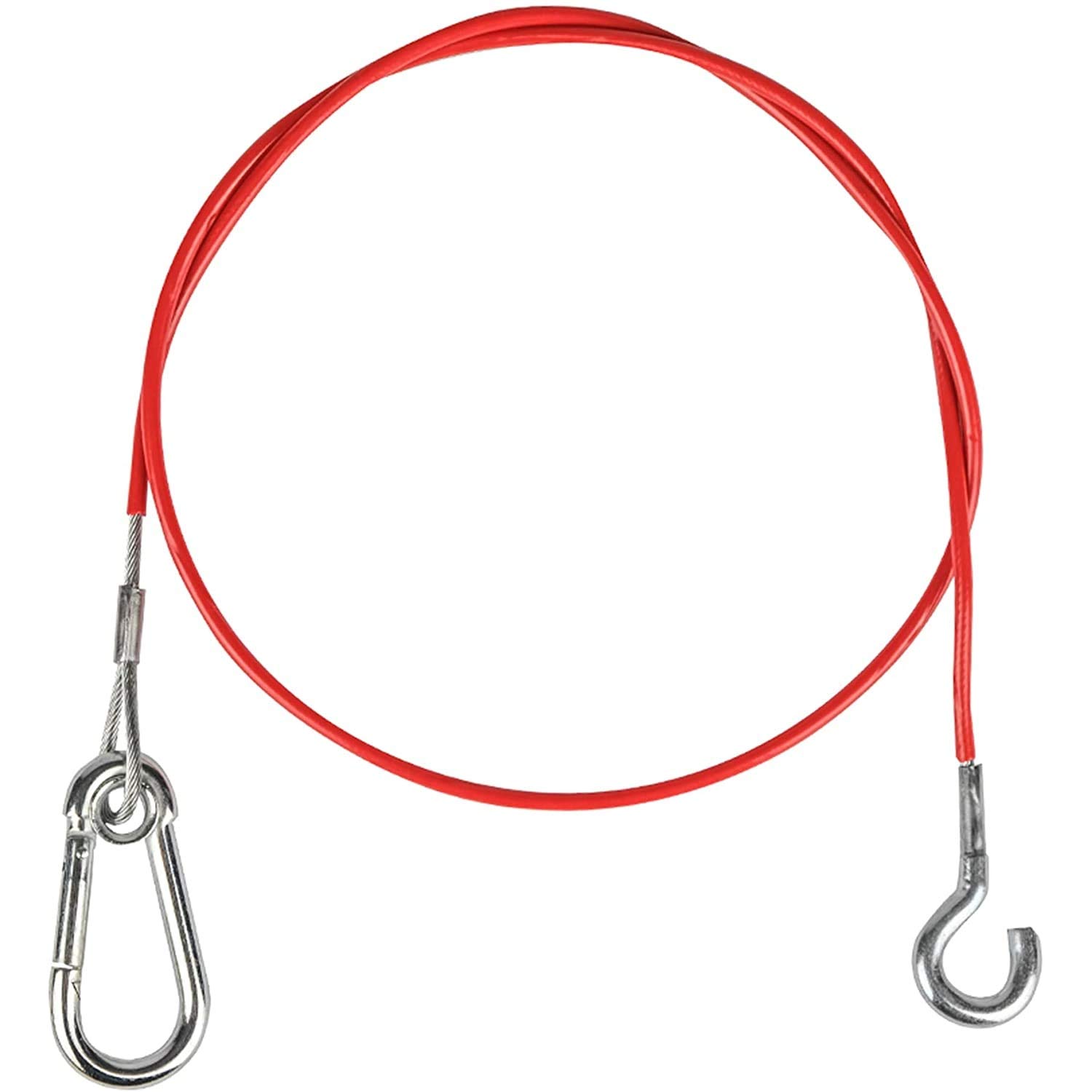 Al-Ko Men's Red Breakaway Cable With Caribena Clip (One Size) (Red)