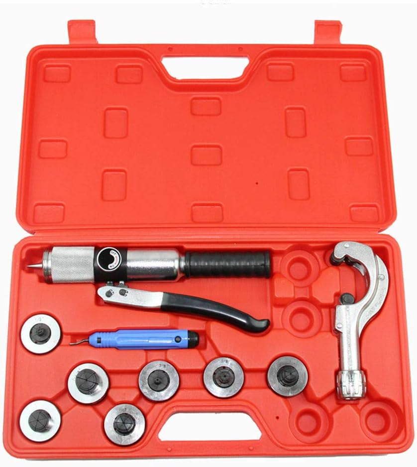 Hydraulic Tube Expander 7 Lever HVAC Hydraulic Copper Tube Expander Tools Hand Swaging Kit w/Case (US STOCK)