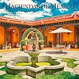 Haciendas de Mexico | Great Houses of Mexico | 2026 12 x 24 Inch (Hanging) Monthly Square Wall Calendar | English/Spanish Bilingual | Plastic-Free | BrownTrout | Architecture Traditional Latifundium