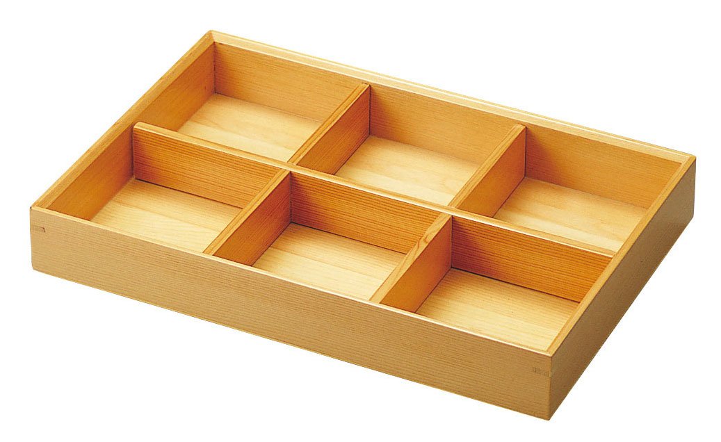 Amazon｜ヤマコー 木和美・ミニ六ツ切弁当 身・仕切セット 27060｜弁当