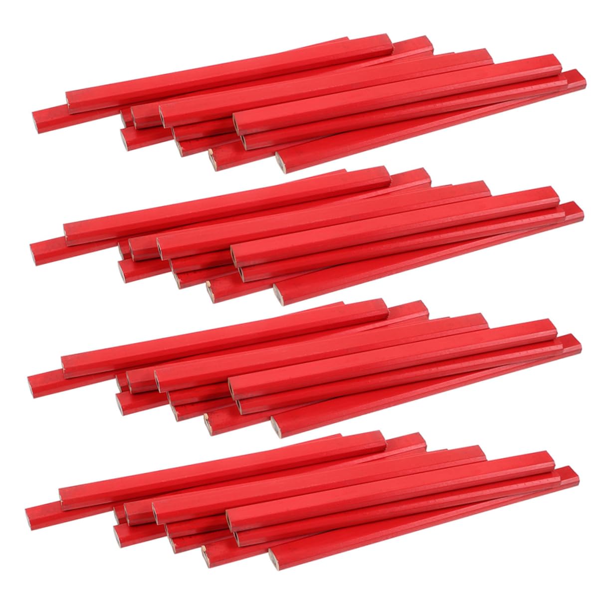 SOIMISS 144pièces Crayon Menuisier Octogonal pour Travail du Bois Mine Remplaçable Outil de Marquage Précis pour Charpentier et Bricolage