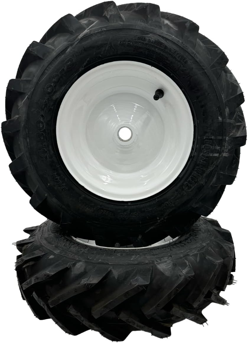 4.80x4-8 Tiller Wheel Set - Left & Right - 1" Axle