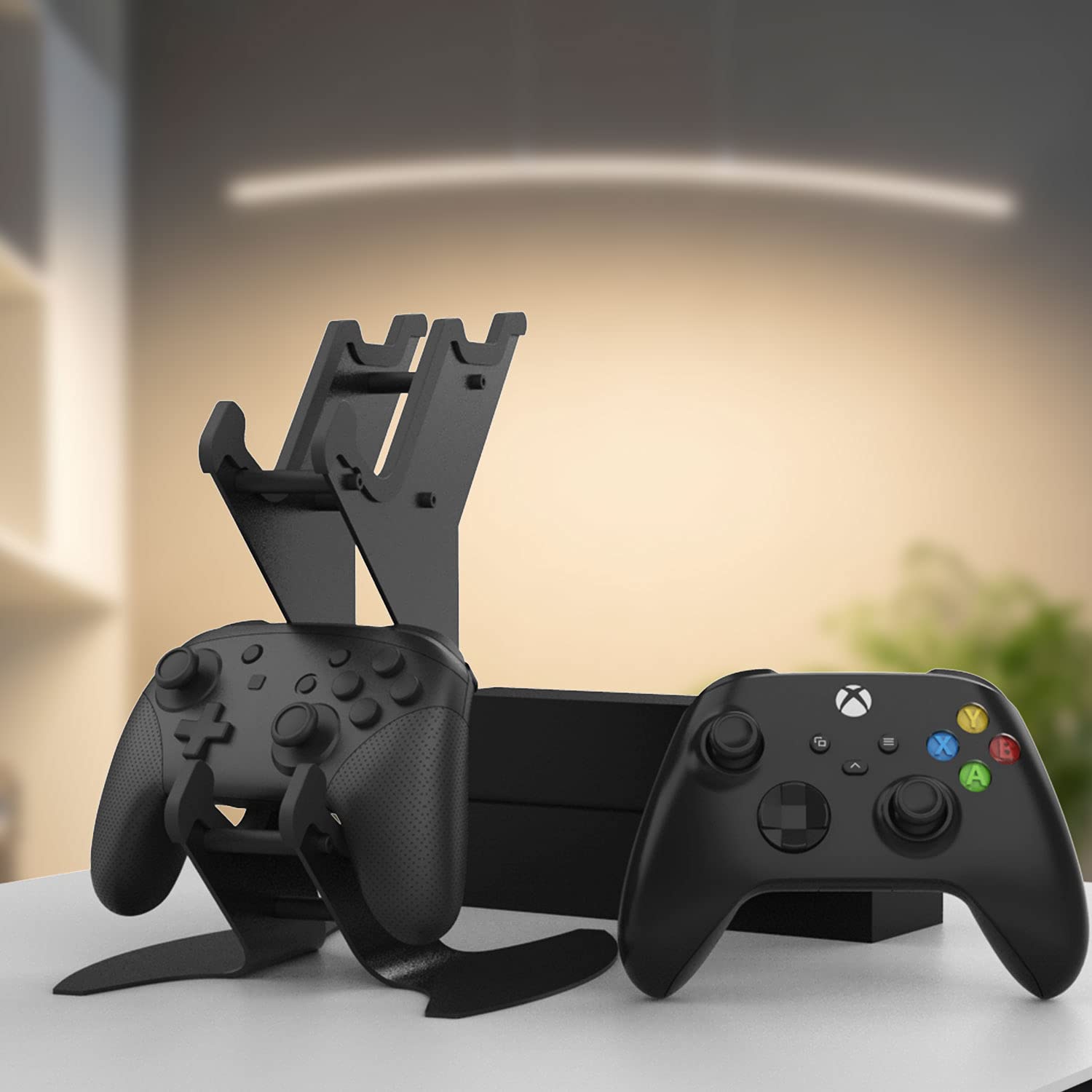 DOYO Supporto per Controller e Cuffie da Gioco Stand Gaming Controller Porta Cuffie da Scrivania e Joystick Ps4 Supporto Universale Per Xbox Series x, Ps5, Ps3, Xbox One, Xbox 360, Nintendo Switch