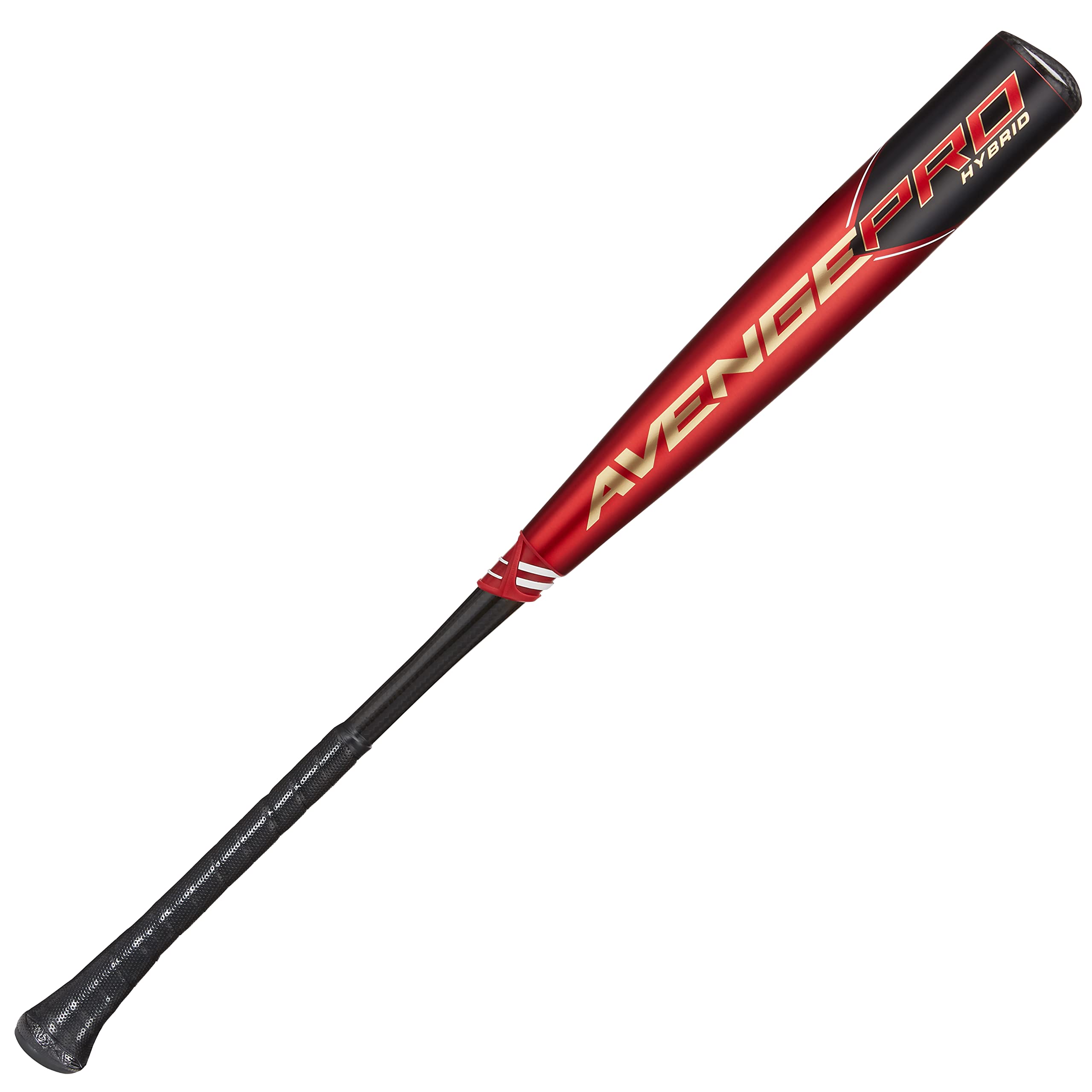 Axe Bat 2023 Avenge Pro Hybrid (-3) BBCOR Baseball Bat, 3-Piece Alloy/Composite Hybrid, Flared Axe Handle, Red/Black/Gold (33