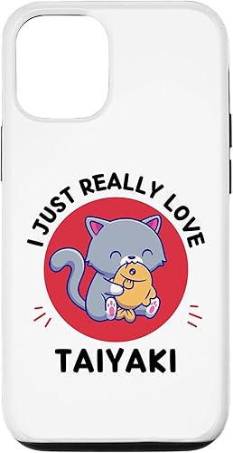 iPhone 14 Kawaii Cute Cat I Just Really Love Taiyaki Lover Case