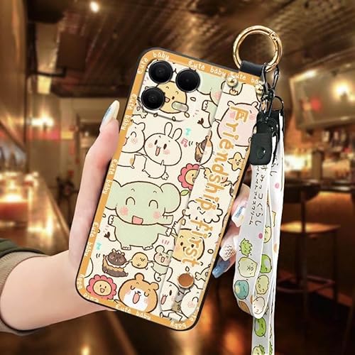 Phone Case Compatible with TCL T-Mobile Revvl8 Pro/T Phone3Pro, Durable Cute Cartoon Waterproof Kickstand Back Cover Dirt-resist