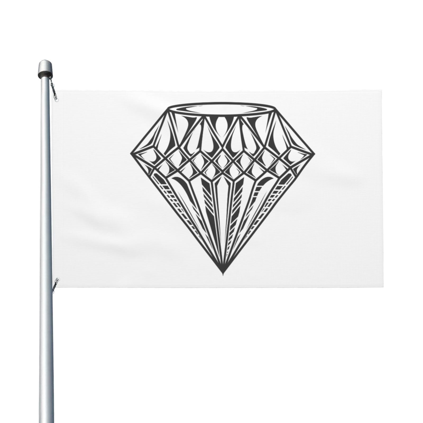 Amazon.com : POOEDSO Black And White Diamond Flags 3x5 Ft Outdoor