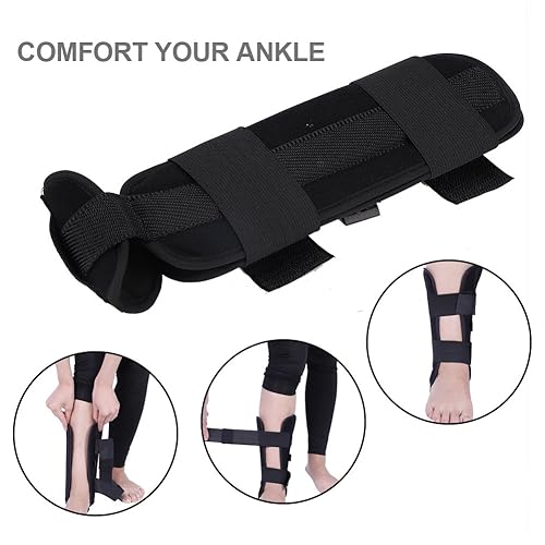 Miniatura 6 de Tobillera estabilizadora de tobillo, soporte de tobillo para hombres y mujeres, soporte de pie para esguinces, tendinitis, esguince de tobillo, pies