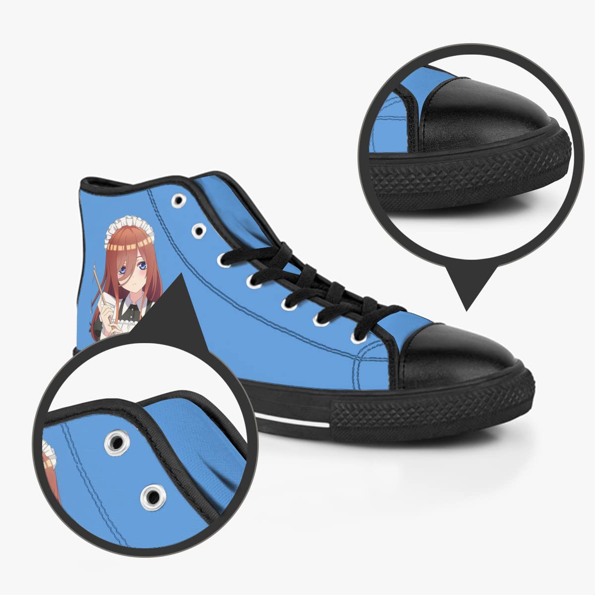 Amazon.co.jp: Nakano Miku Skateboard Shoes, High-cut Sneakers